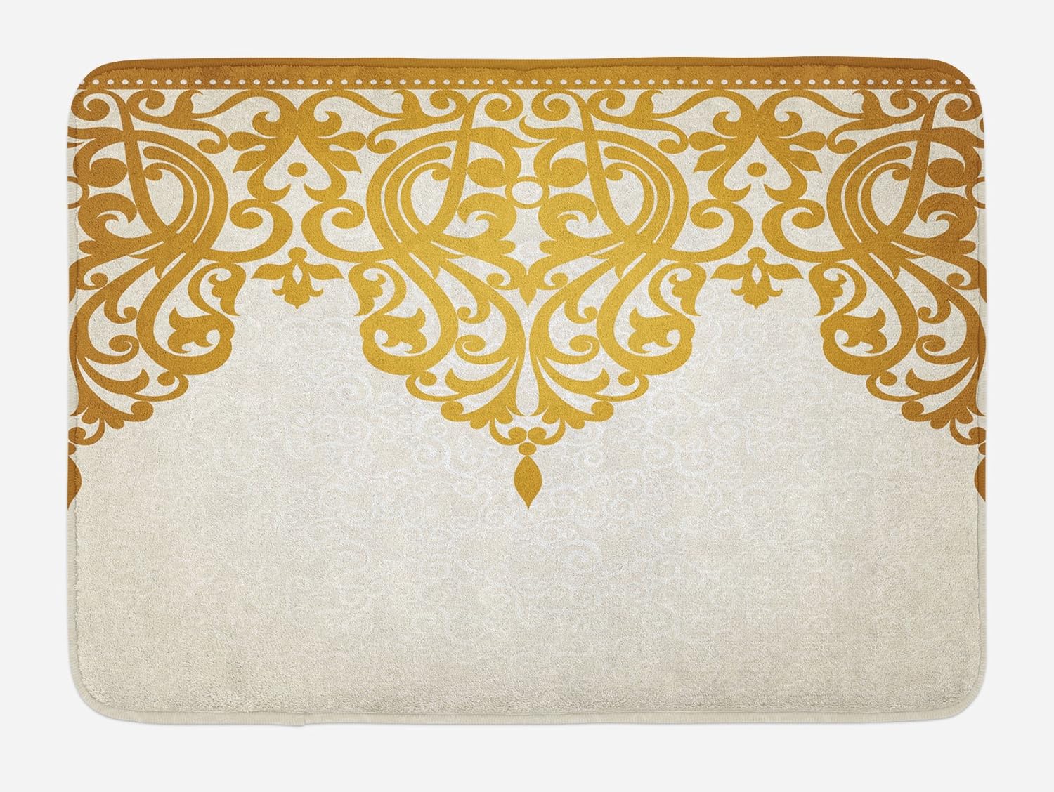Ambesonne Antique Bath Mat with Non-Slip Backing